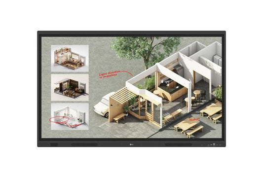LG - Afficheur tactile 75" 75TR3DQ Android 14 400cd