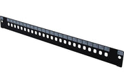 Façade nue 24 ST/FC pour tiroir optique 1U