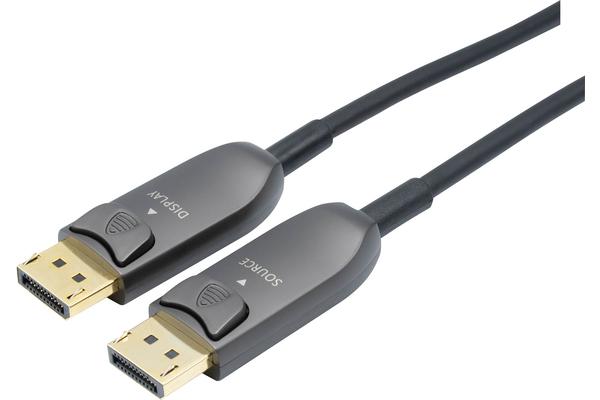 Cordon DisplayPort 1.4 8K hybride - 15 m