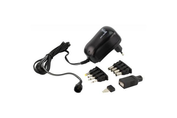 Alimentation multi-tension 12 W - 3 à 12 V - multi-embouts