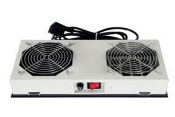 EKIVALAN Kit 2 ventilateurs on/off pour coffret - noir