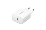 CHARGEUR SECTEUR USB TYPE C 20 W - BLANC