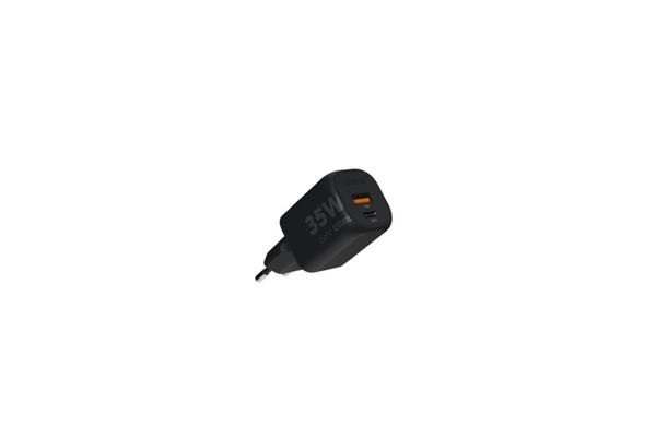 XTORM Chargeur mural écologique XEC0351 35 W 2 ports USB-A USB-C PD certifié GRS