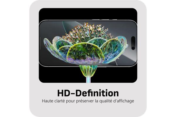 JUST IN CASE Protège-écran confidentialité pour iPhone 17 Pr