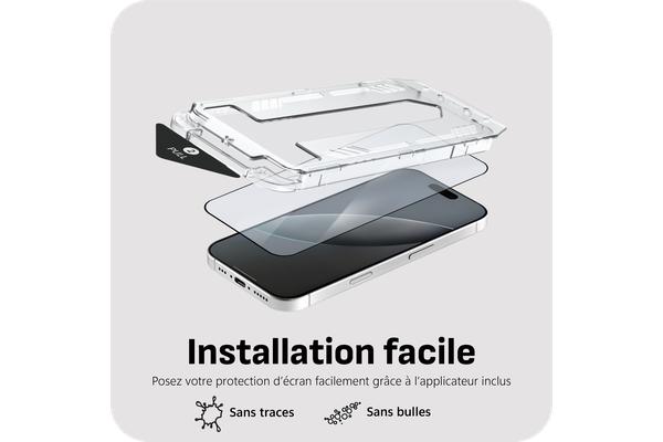 JUST IN CASE Protège-écran avec applicateur pour iPhone 17 P