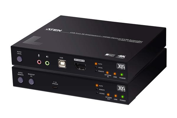 ATEN CE980 PROLONGATEUR True 4K DP/H sur FO multimode (300m)