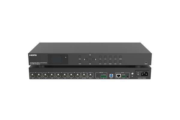ALTIMIUM - Matrice HDMI 4x2 - 4K@60Hz-Seamless-multiview-USB Capture