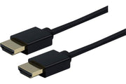 TESCA Cordon HDMI 2.0 4K@60Hz male /male faible diametre & tête compacte de 3m