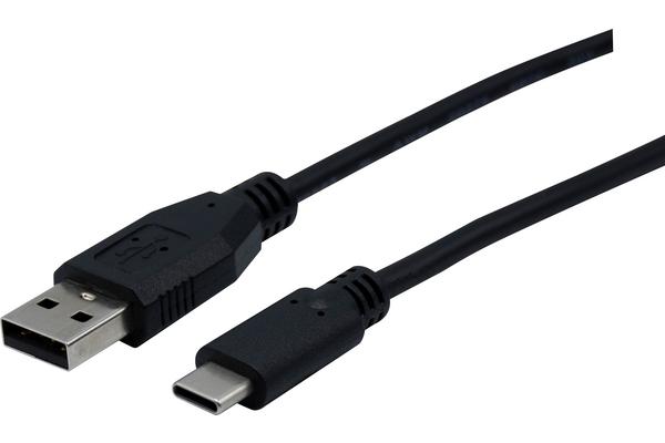 Cordon  USB 2.0 A-C de charge rapide - 2m