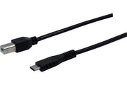 CORDON IMPRIMANTE USB2.0  TYPE-C 1,80m