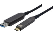 CORDON USB 3.2 Gen1 hybride Type-A / Type-C - 10 M