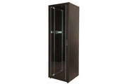Baie en kit 26U 600x800 verre, Pan, 2 flancs, 4 Mts, noir