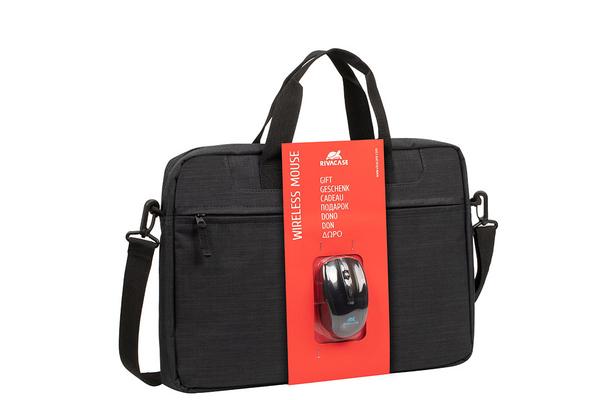 RIVACASE Sacoche pour PC portable 15,6" Regent 8038 noire +