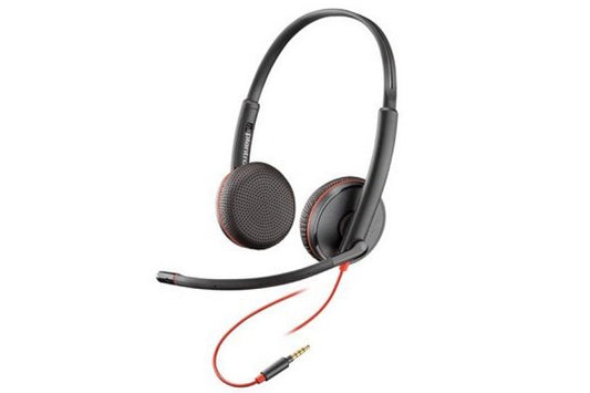 PLANTRONICS Blackwire C3225 Casque Jack 3.5 -2 écouteurs