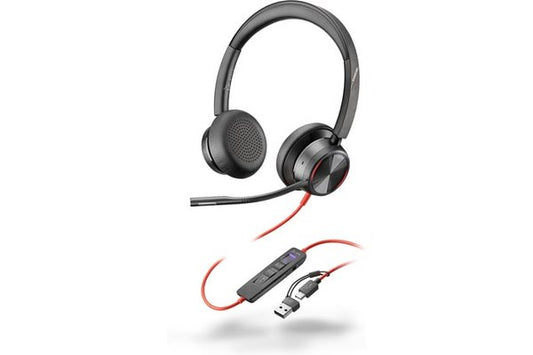 POLY Blackwire 8225-M Micro-casque Teams USB-C/A ANC- 2 écouteurs