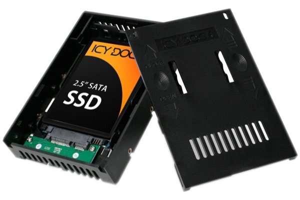 Convertisseur de DD et SSD 2.5" vers 3.5" - Fermeture Manu