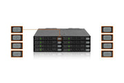 ICY DOCK Rack amovible MB998SP-B 8 disques SATA 2.5"