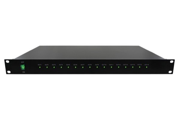IZYX ALIMENTATION 16 SORTIES 230V/12V EN RACK 1U/ PSR122016