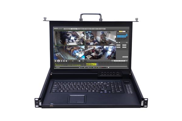 DEXLAN Mini WorkStation LCD 16/9e 17" VGA/USB pour coffret 19" x 500 mm