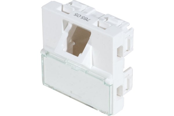 LEGRAND Plastron Mosaic 45x45 incliné 45° 1 port RJ45 CAT 6 STP