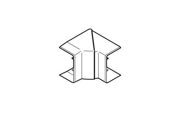 REHAU ANGLE INTERIEUR VARIABLE POUR GOULOTTE CLIDI 90x55 PVC BLANC