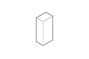 REHAU EMBOUT POUR MOULURE AXIS MINI 32x16 PVC BLANC