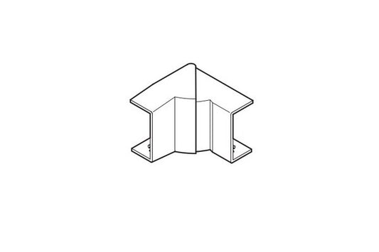 REHAU ANGLE INTERIEUR VARIABLE POUR MOULURE AXIS MINI 32x16 PVC BLANC