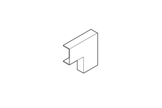 REHAU ANGLE PLAT POUR MOULURE AXIS MINI 32x16 PVC BLANC