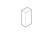 REHAU EMBOUT POUR MOULURE AXIS MINI 50x20 PVC BLANC