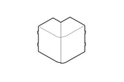 REHAU ANGLE EXTERIEUR VARIABLE POUR GOULOTTE AXIS 60x40 PVC BLANC IK10