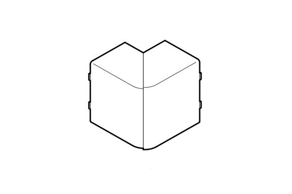 REHAU ANGLE EXTERIEUR VARIABLE POUR GOULOTTE AXIS 60x40 PVC BLANC IK10