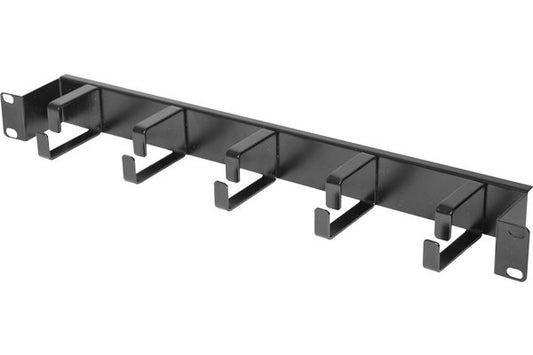 Panneau 19" 1U décaissé avec support câbles