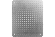 Platine de fond perforee