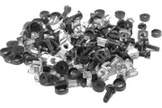 EKIVALAN Lot de 20 kits vis, rondelle, écrou-cage M6
