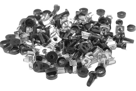 EKIVALAN Lot de 20 kits vis, rondelle, écrou-cage M6