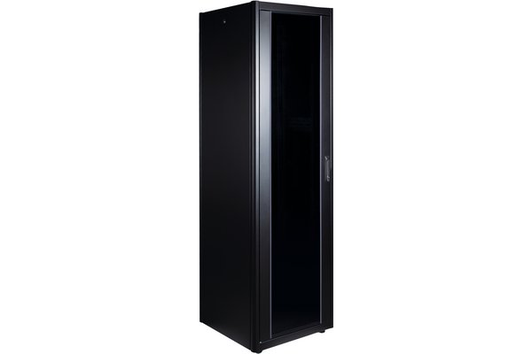 EKIVALAN Baie pro BEPF 36U 800 x 800, 2 verre, métal (noir) /en kit