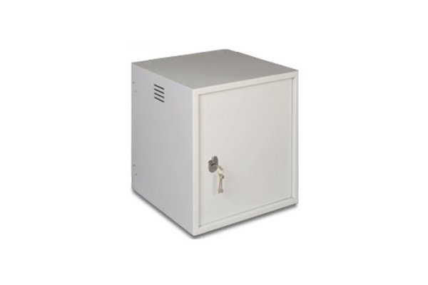 EKIVALAN Coffret 19P anti-vandales 7U  prof.600mm, porte métal à clé