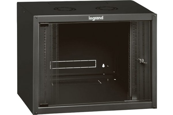 LEGRAND Coffret fixe 19pouces livré monté Linkeo capacité 9U - 492x600x600mm