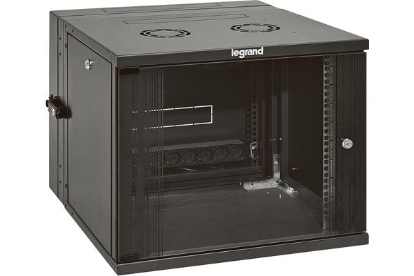 LEGRAND Coffret pivotant 19pouces livré monté Linkeo capacité 12U - 625x600x610m