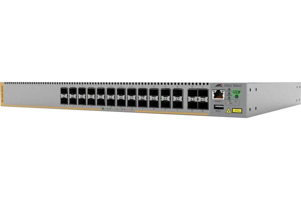 Switch L3, 28 emplacements SFP 100/1000Base-X, alim 230 VAC