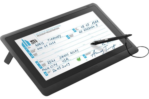 WACOM Tablette graphique avec écran LCD 15.6" avec stylet - HDMI, USB - Noir