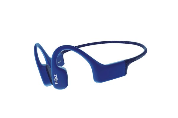 SHOKZ Casque MP3 à conduction osseuse étanche OpenSwim - Bluetooth - Bleu