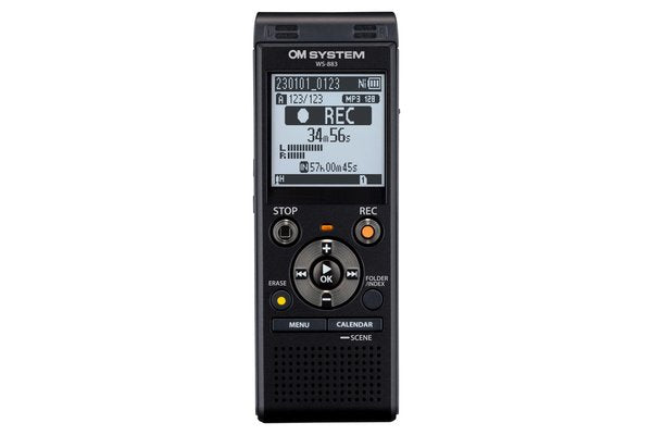 OM SYSTEM Enregistreur numérique WS-883 (8GB) - Noir