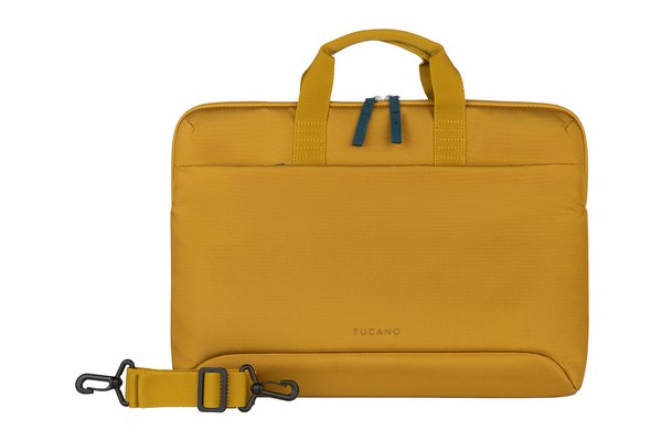 Tucano, smilz, sac fin 14-15,6" moutarde-bleu