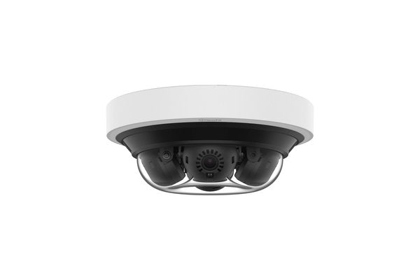 Hanwha 4MP x 4 AI IR Mini Multi-directional Dome Dôme Caméra de sécurité IP Intérieure et extérieure 2592 x 1520 pixels Plafond