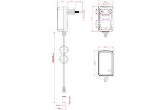 12V 2A BLOC D ALIMENTATION 5.5x2.1