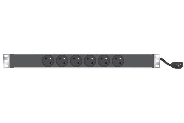 Multiprise rackable 19" 6 prises / cordon C14