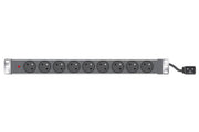 INFOSEC Multiprise rackable 19" 9 prises / fiche C20 avec voyant