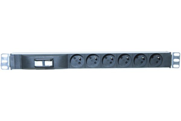 Multiprise rackable 19" 6 prises avec disjoncteur