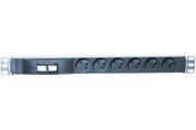 Multiprise rackable 19" 6 prises avec disjoncteur